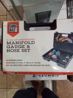 Sure Bilt R-134a AC Manifold Gauge & Hose Set