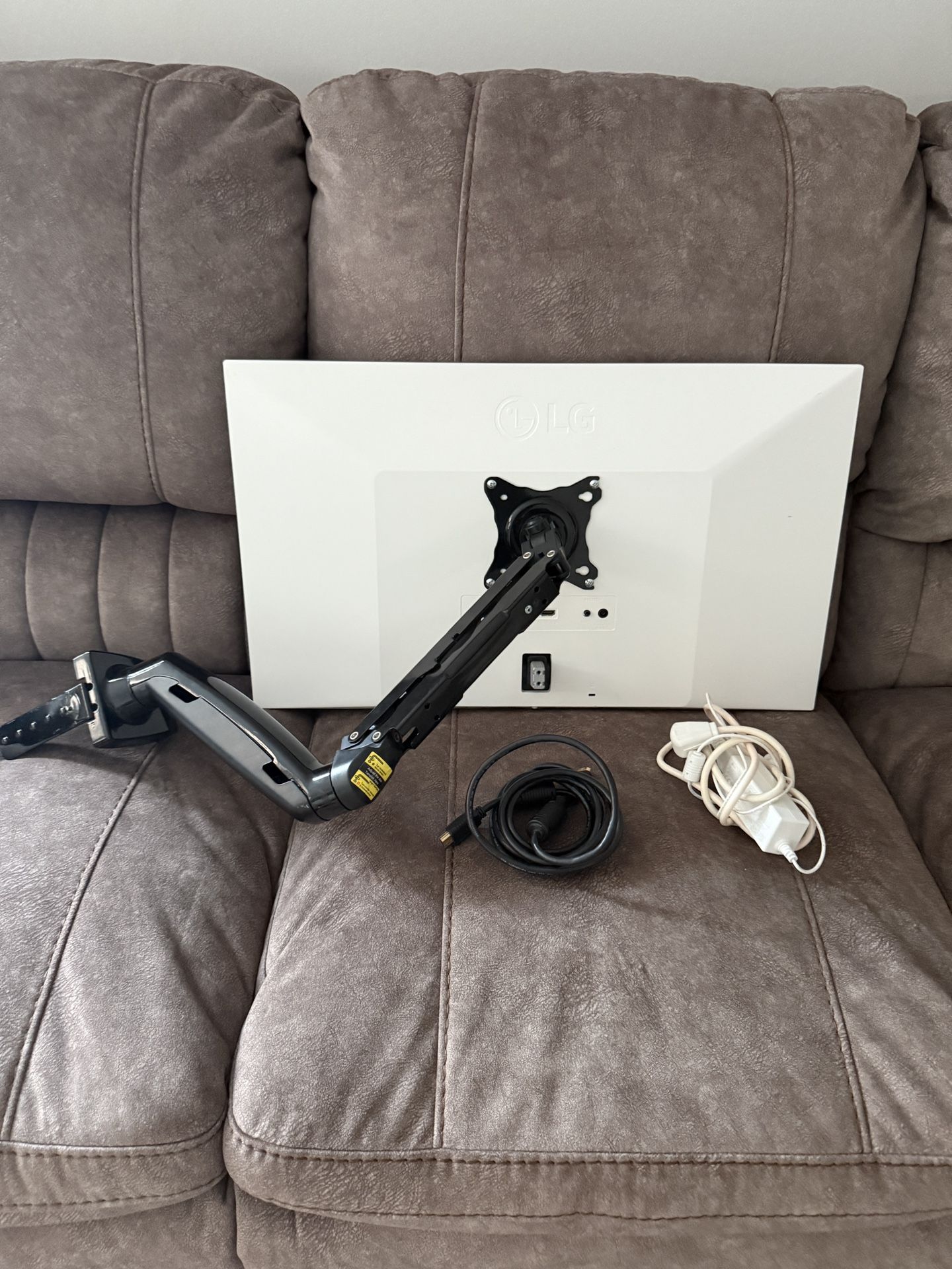 LG 27” Monitor With Desk Mount