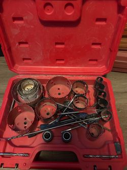 Hole Saw Kit – Assorted Sizes w/ Case, Arbors & Drill Bits