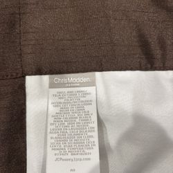 Dark brown Curtains (blackout)