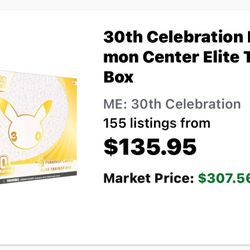 Pokémon 30th Anniversary Pokemon Center Elite Trainer Box