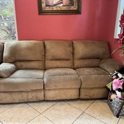 Reclining 3 Seat Couch