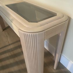 CONSOLE Wood & Glass 