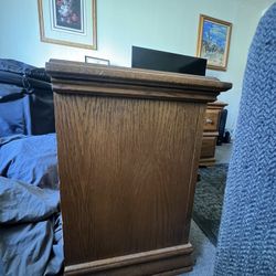 Two Solid Oakwood Clothing Drawers – 25” x 25”