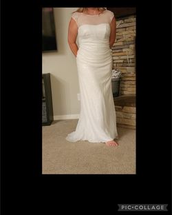 Unaltered Never Worn White Wedding Dress