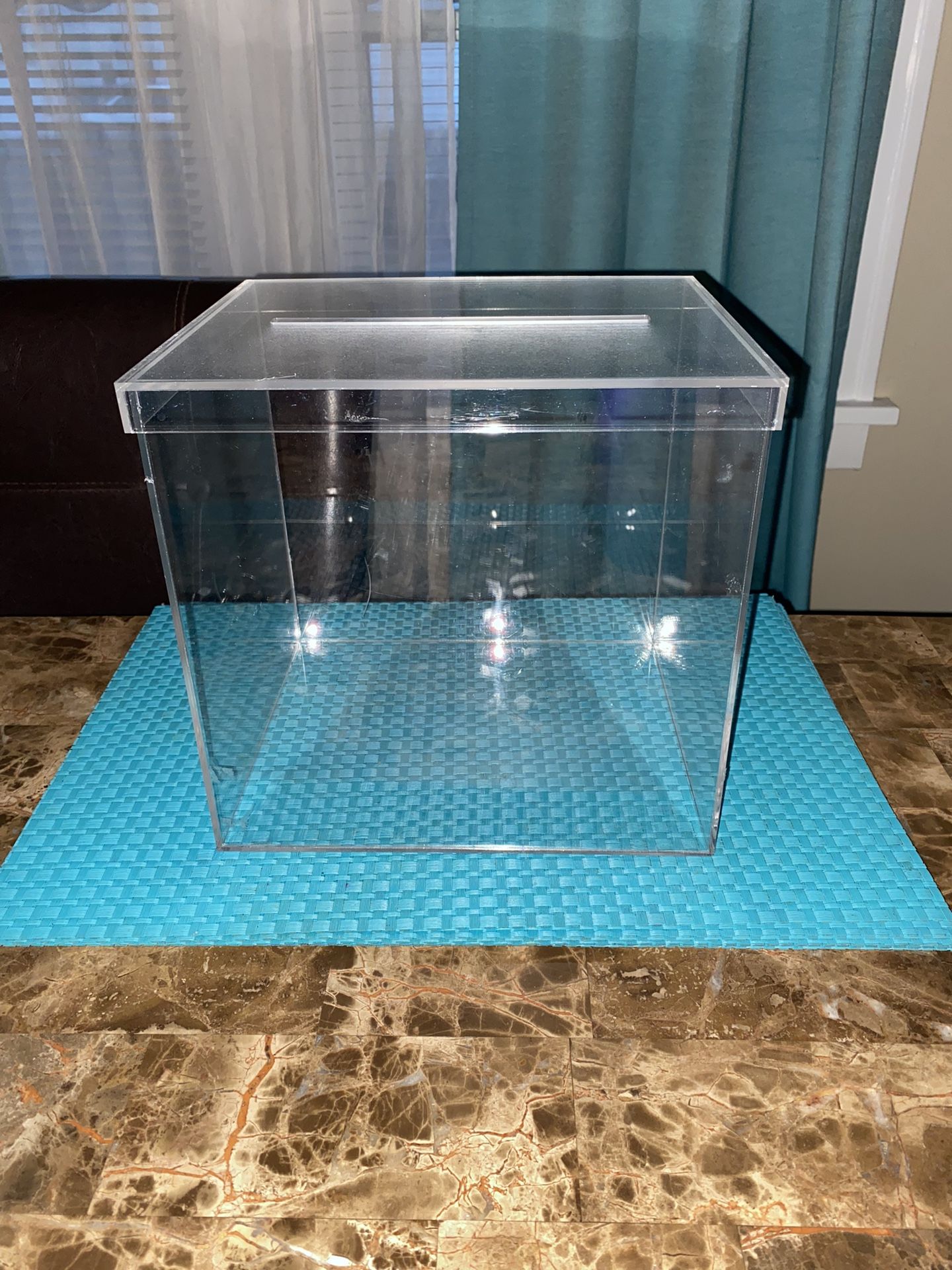 Acrilic Wedding Card Box