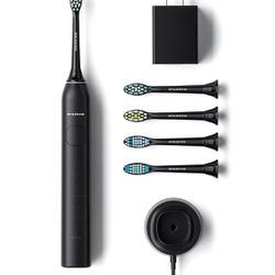 Super Sonic Electric Toothbrush with 4 Replacement Heads