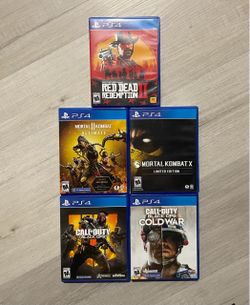 PlayStation 4 games lot