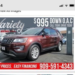 2016 FORD EXPLORER XLT 