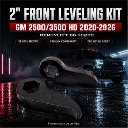 🔥 2" FRONT LEVELING KIT W/ FORGED TORSION KEY - GM 2500/3500 HD 2020-2026 🔥
