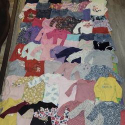 Huge Lot of 12 Month Girl Clothes

