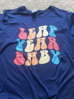 February 29th Birthday?  Leap Year.  Vintage t-shirt. Groovy design