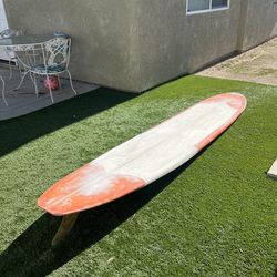 10’2” Single Fin Log, Surfboard
