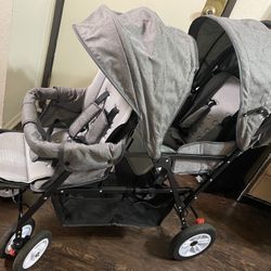 HUART Double Stroller Sit Lie Down For 2 x Babies Infants for Sale in Los Angeles CA OfferUp