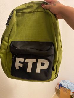 FTP green backpack