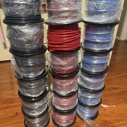 Wire #12 Solid 500 Ft Each Black Red And Blue 