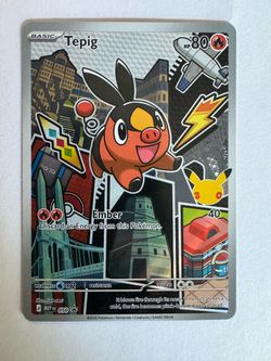 Tepig 050 Promo First Partner Illustration Series 2