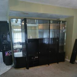 Black Laquar Entertainment Center 