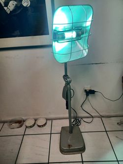 VINTAGE SPERTI INDUSTRIAL UV LIGHT SUN TAN TANNING INFRA RED HEAT FLOOR LAMP BOOM