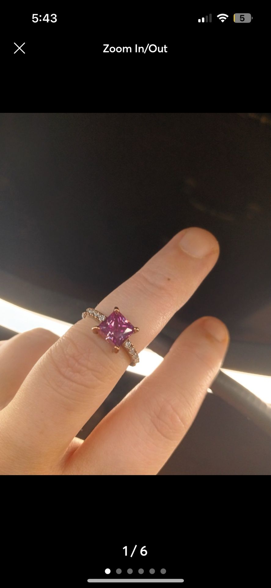 Lab Grown Pink Diamond Set