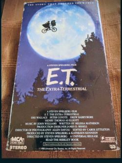 80's Rule! Vintage ET The Extra-Terrestrial VHS 