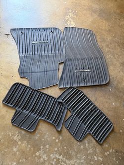 Mopar All-Weather Front and Rear Floor Mats with Dodge Logo