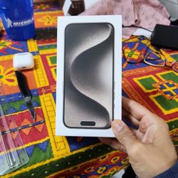 iPhone 15 Pro Empty Box