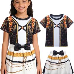 Girls Rumi Princess T-Shirt Skirt Set