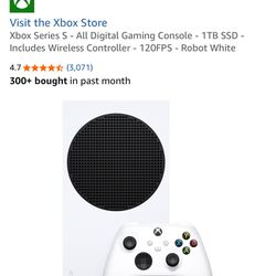 X-box Series S 1TB + Controller + Headset