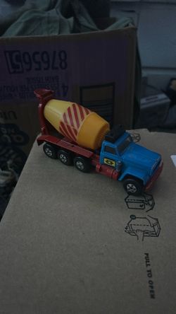 cement Hot wheel truck