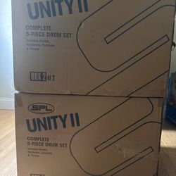 Sound Percussion Labs 5PC Unity II All In One Drum Set Black Onyx Glitter