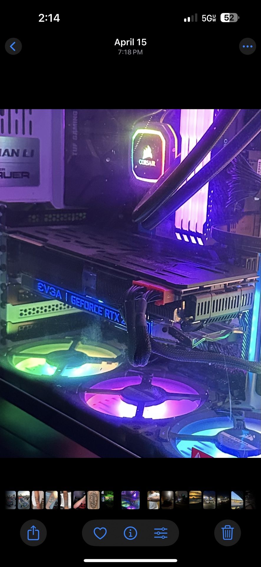 Nividia EVGA 2080 Ti Graphics Card