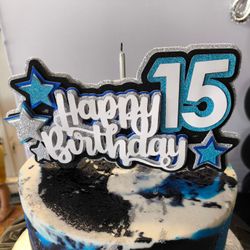 Cake Topper 15 Años