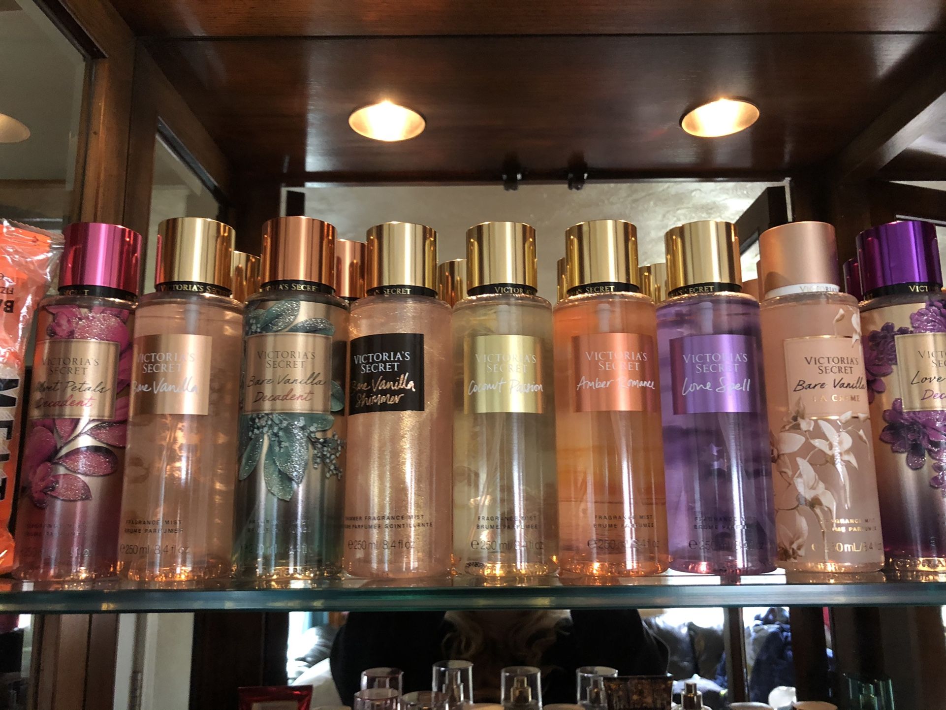 Victoria Secret Various Vanilla And Vanilla Creme Sprays