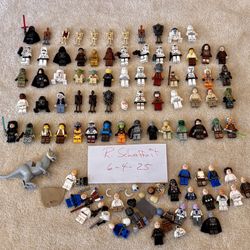 Big Lot Of Rare Lego Star Wars Minifigures 