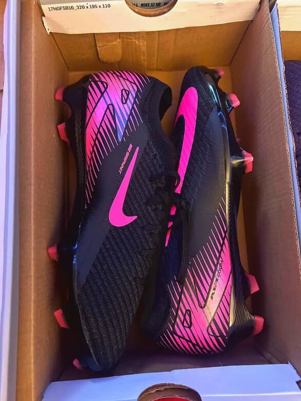 Nike Air Zoom Mercurial Vapor 16 Elite FG Firm Ground Soccer Cleats - Black/Pink Size 8.5 and 9.5