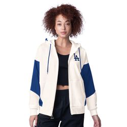 Los Angeles Dodgers Starter Women's Scrimmage Full-Zip Hoodie - White