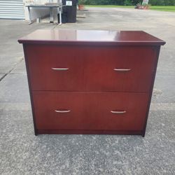 Two Drawer Lateral File Cabinet $60 (Good Condition)