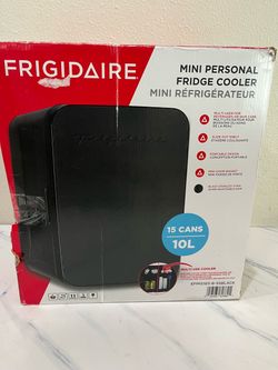 Frigidaire 10L Mini Fridge Cooler – 15 Can Capacity – Black