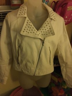 H @M canvas off white jacket. Brand new still tags attached size medium