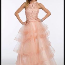 Size 2 Blush Camille La vie Prom, Sweet 16, Quinceañera, Gala 