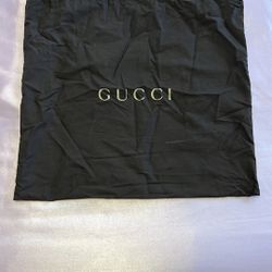 gucci dust bag brown size 16 w x 15 L inches 