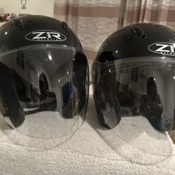 Z1R HELMETS Set Of 2  Small & Med