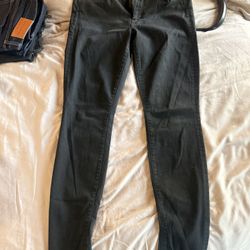 MOTHER Black Jeans Size 31 Premium Denim