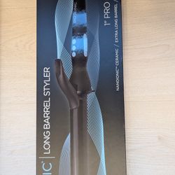 Bio Ionic Long Barrel Styler, Curling Iron 1 Inch