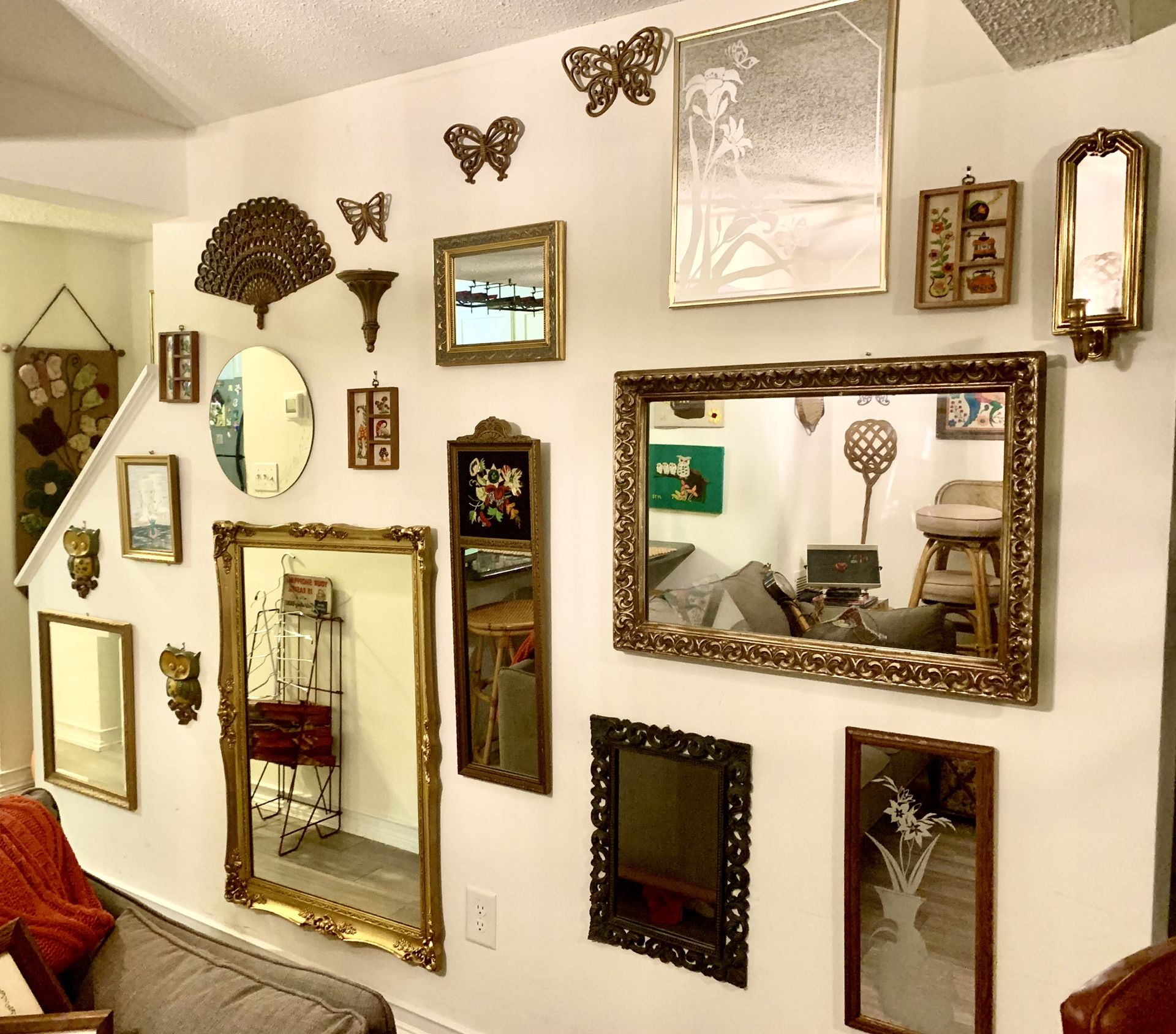 Vintage Mirrors - Local Pick Up Only