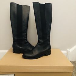 Black Leather Kate Spade Boots