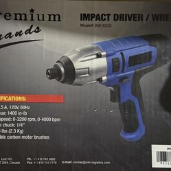 Premium Brands Impact Driver/ Wrench