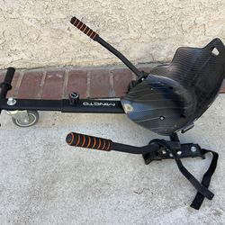 Hover board go cart seat