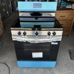 Frigidaire 30 in. 5 Burner Element Freestanding Electric Range in Stainless Steel with Dual Expandable Element and Quick Boil